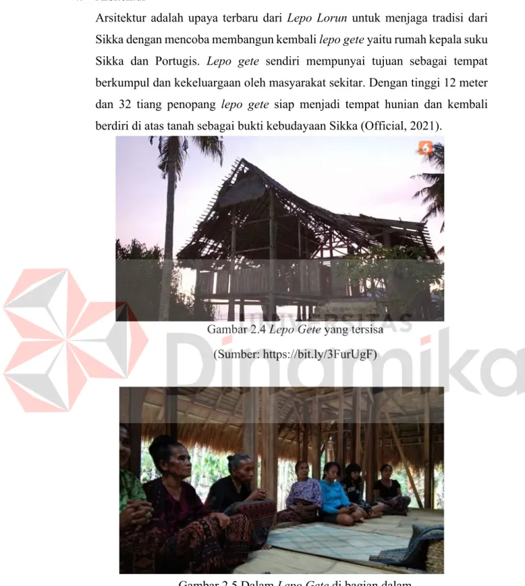 Gambar 2.4 Lepo Gete yang tersisa  (Sumber: https://bit.ly/3FurUgF) 