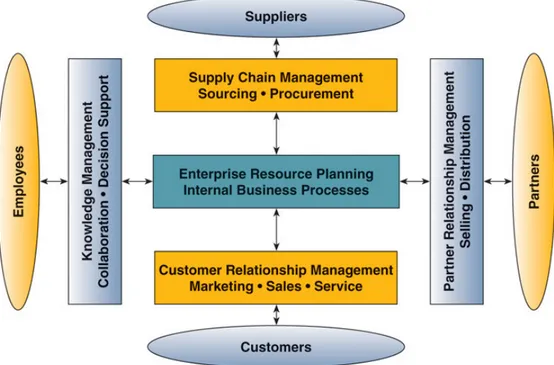 Gambar 1. Cross-Functional Enterprise System 