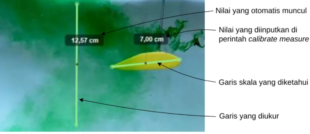 Gambar 5. Pengolahan data dengan Kinovea 0.8.15
