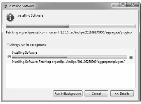 Gambar 2.14 Instalasi software tambahan ke dalam eclipse 