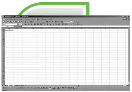 Gambar 1. Layar Kerja Microsoft Excel 