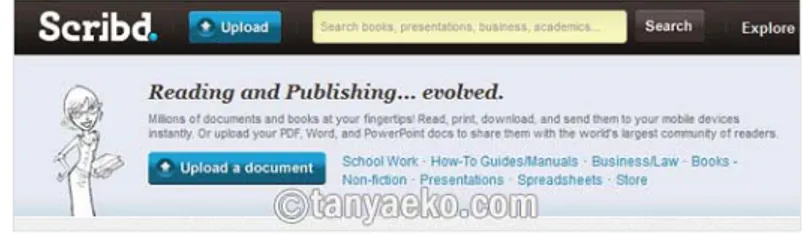 FIGURE 1. Scribd.com: Reading and Publishing… evolved.