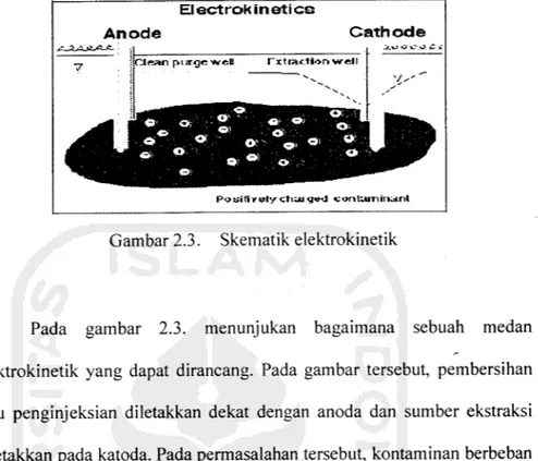 Gambar 2.3. Skematik elektrokinetik
