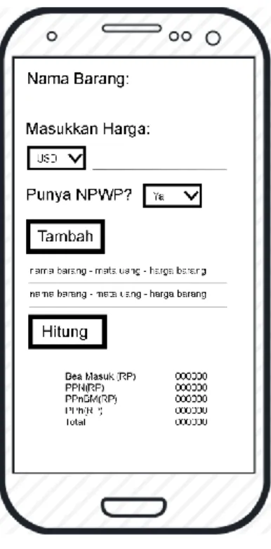 Gambar 3.10 Rancangan Calculator Offline 