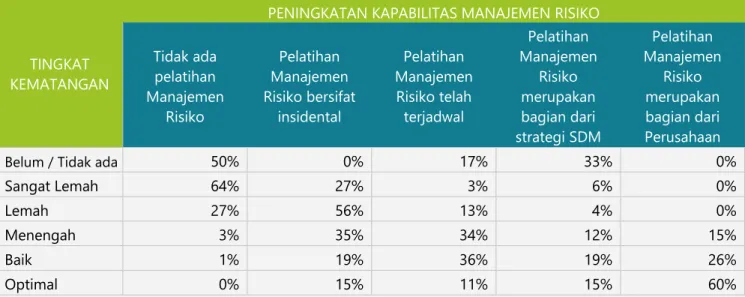 Tabel 14 Integrasi Peningkatan Kapabilitas di Setiap Tingkat Kematangan