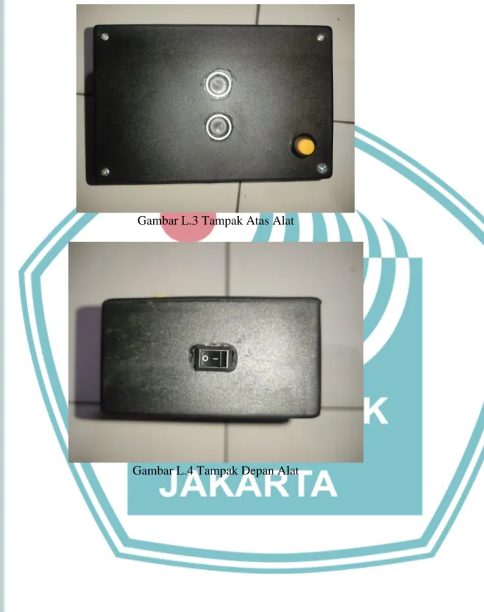 Gambar L.3 Tampak Atas Alat 