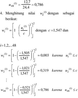 Tabel 3.  Model Regresi Dengan Estimasi S  Tahap  Model Regresi 