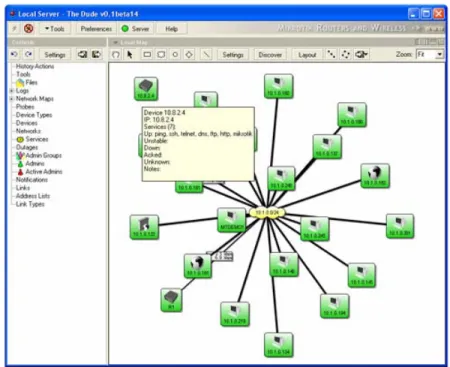 Gambar 5. contoh screenshot daemon yang menggunakan SNMP 