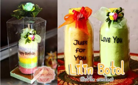 Gambar 2. Lilin aroma terapi 