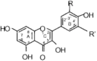 Gambar 2. Struktur kimia Flavonoid 22