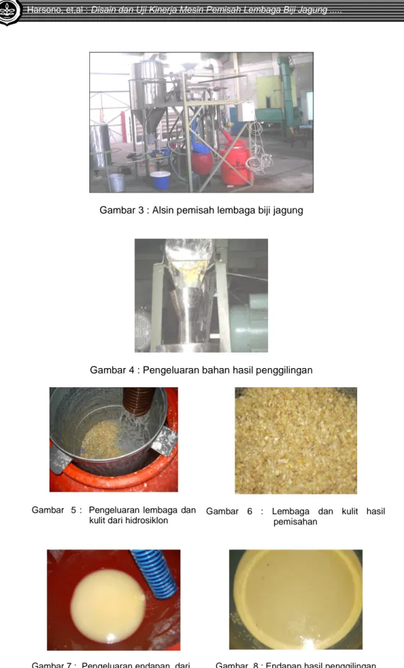 Gambar 3 : Alsin pemisah lembaga biji jagung 