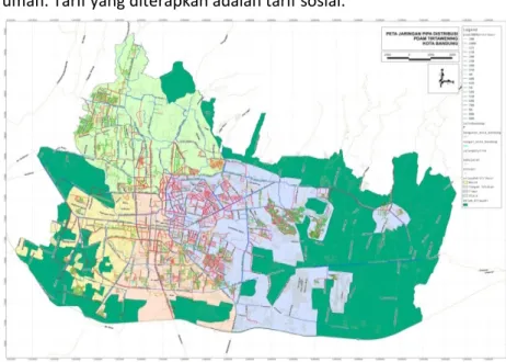 Gambar 6. Sistem Distribusi PDAM Tirtawening Kota Bandung 