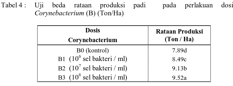 Tabel 4 :  Uji Corynebacterium