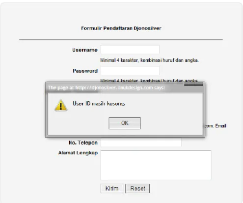 Gambar 4.2 Pengujian White-box  4.3.2  Black Box Testing 
