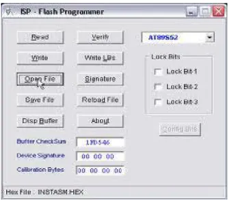 Gambar 2.9.  ISP-Flash Programmer 3.a 