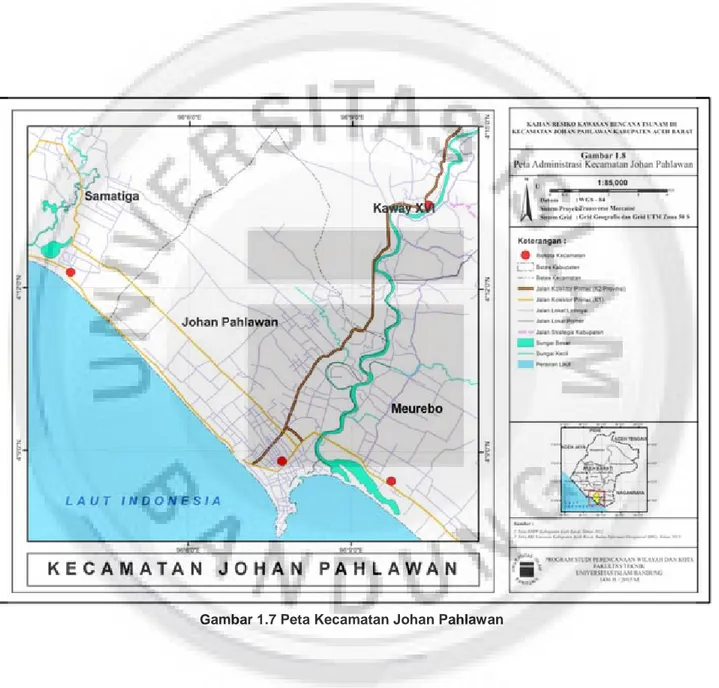 Gambar 1.7 Peta Kecamatan Johan Pahlawan