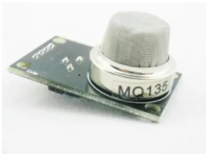 Gambar 2.4.3 Sensor MQ-135 (www.elecrow.com/blog/tag/gas-sensor) 