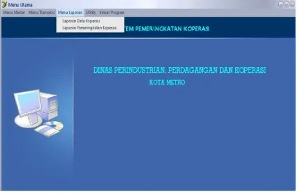 Gambar  11. Menu Laporan 