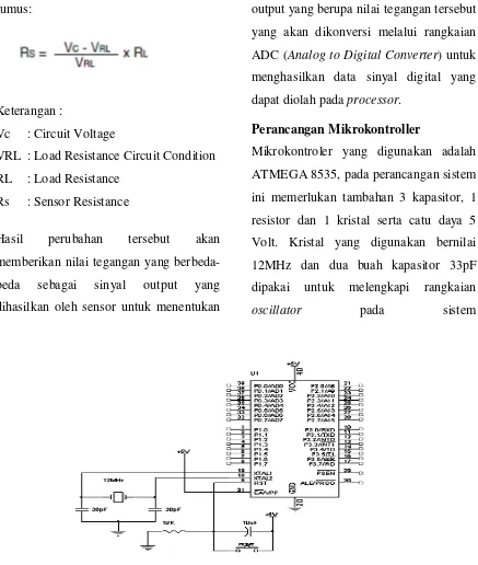 Gambar 4. Rangkaian Mikrokontroller 