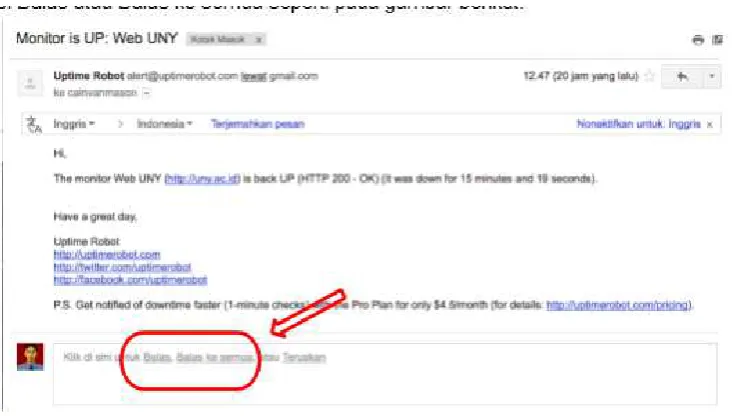 Gambar 4. Tampilan menu tulis email 