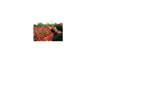 Gambar 4.1 : Megawati saat melakukan kampanyenya