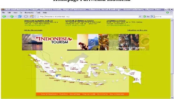Gambar 11 memperlihat e-Tourism Portal berbasiskan online booking di  Malaysia. Online booking yang dikembangkan di malaysia merupakan sarana yang  dapat dimanfaatkan oleh wisatawan untuk memperoleh kepastian ketika mereka  melakukan perjalanan ke malaysia