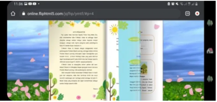 Gambar 1. E-Modul Flipbook 