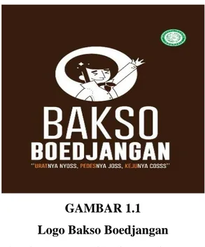 GAMBAR 1.1  Logo Bakso Boedjangan  Sumber: twitter (@BaksoBoedjangan) 