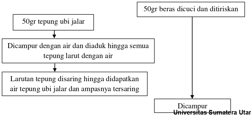 Gambar 3.2 Proses Pembuatan Tepung Ubi Jalar (Ambarsari dkk, 2009) 