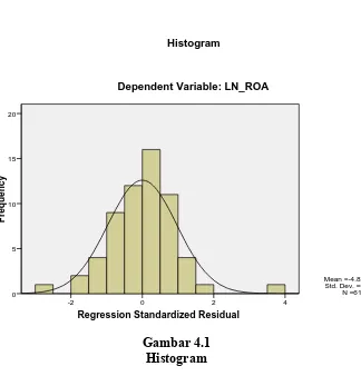      Gambar 4.1                  Histogram  