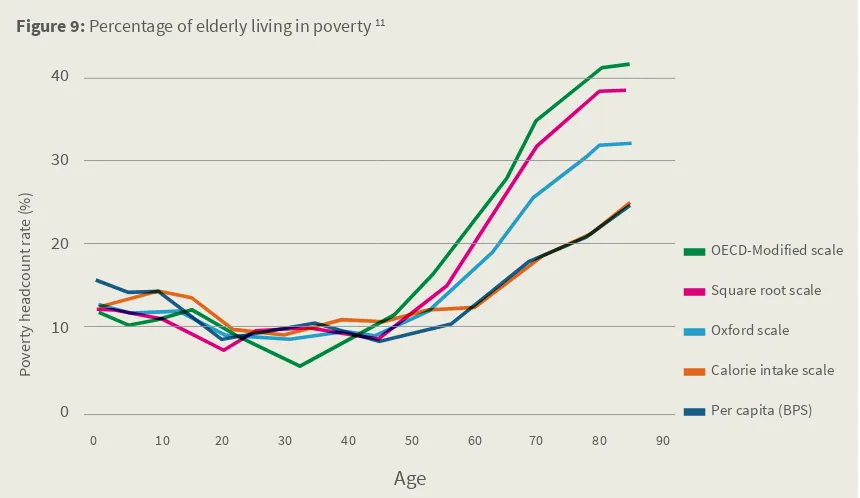 Figure 9: Percentage of elderly living in poverty 11
