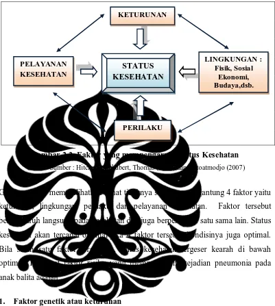 Gambar 2.3  Faktor yang mempengaruhi Status Kesehatan 