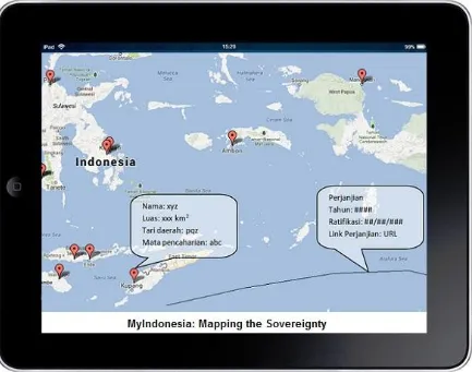 Figure 1 A Geospatial-based, crowdsourced mobile application of MyIndonesia25
