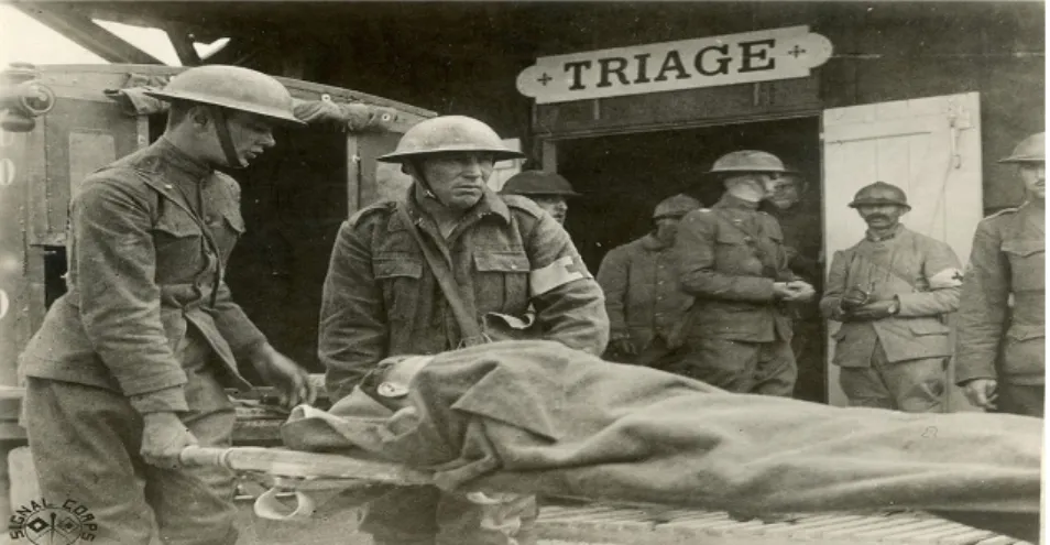 Gambar 1 . Triage Stasiun,Suippes, Prancis, Perang Dunia 1