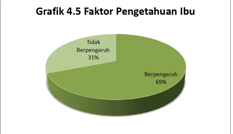 Grafik 4.5 Faktor Pengetahuan Ibu