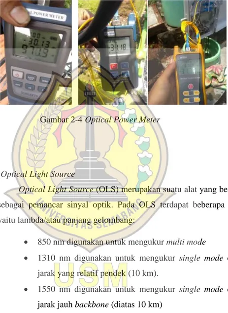 Gambar 2-4 Optical Power Meter 
