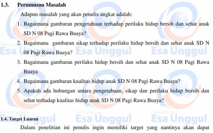 Tabel Rencana Target Capaian 