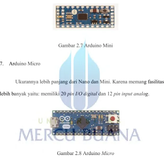 Gambar 2.7 Arduino Mini 
