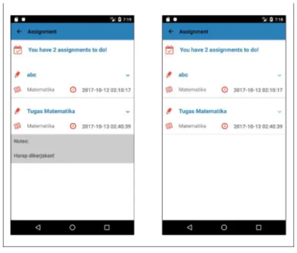 Gambar 18 User Interface Halaman Agenda 