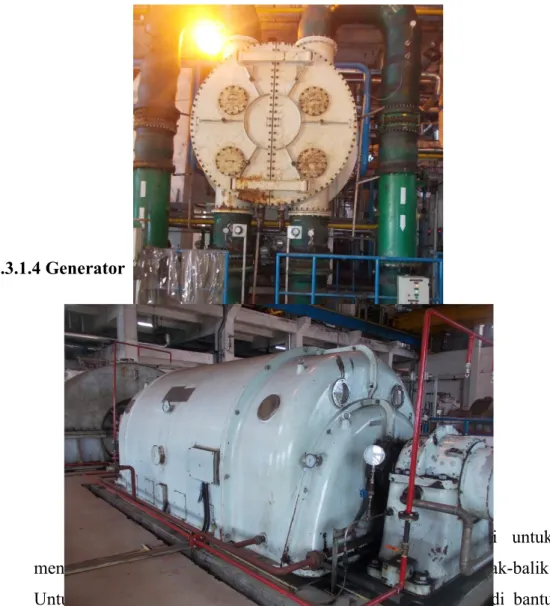 Gambar 3.7 Kondensor PLTU 2 Sulut 3.3.1.4 Generator