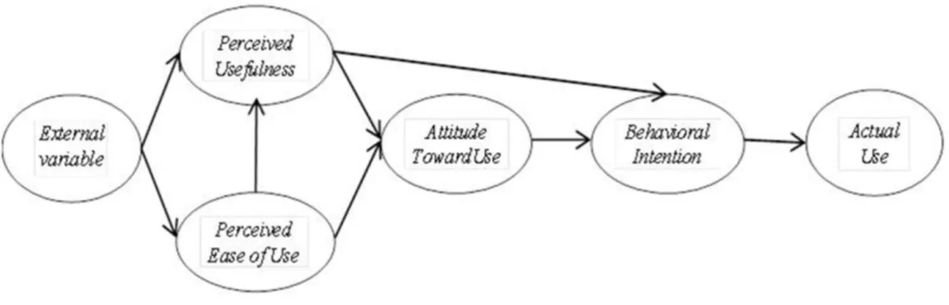 Gambar 1. Technology Acceptance Model (Davis,1989) 