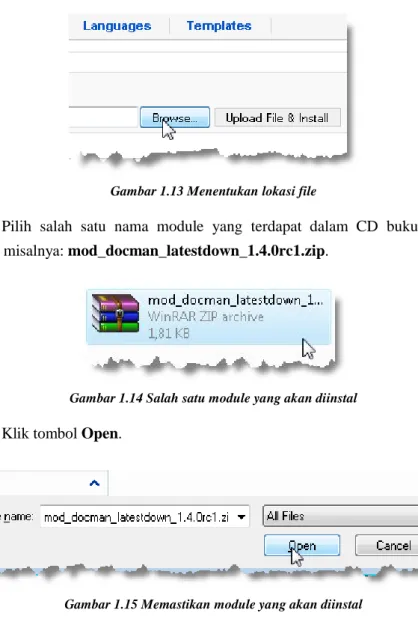 Gambar 1.13 Menentukan lokasi file