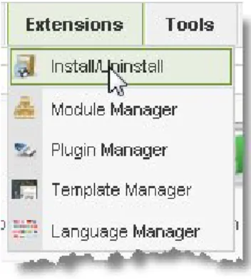 Gambar 1.1  Memilih menu Instalasi