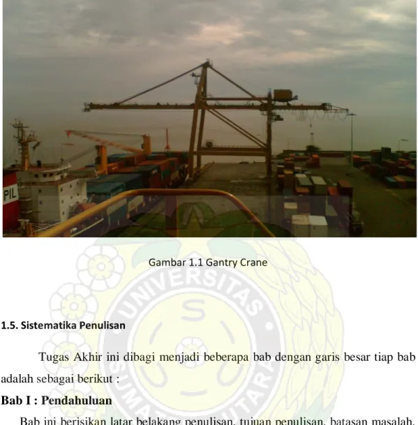 Gambar 1.1 Gantry Crane 