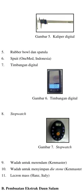 Gambar 6.  Timbangan digital 