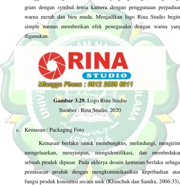 Gambar 3.29. Logo Rina Studio Sumber : Rina Studio. 2020 
