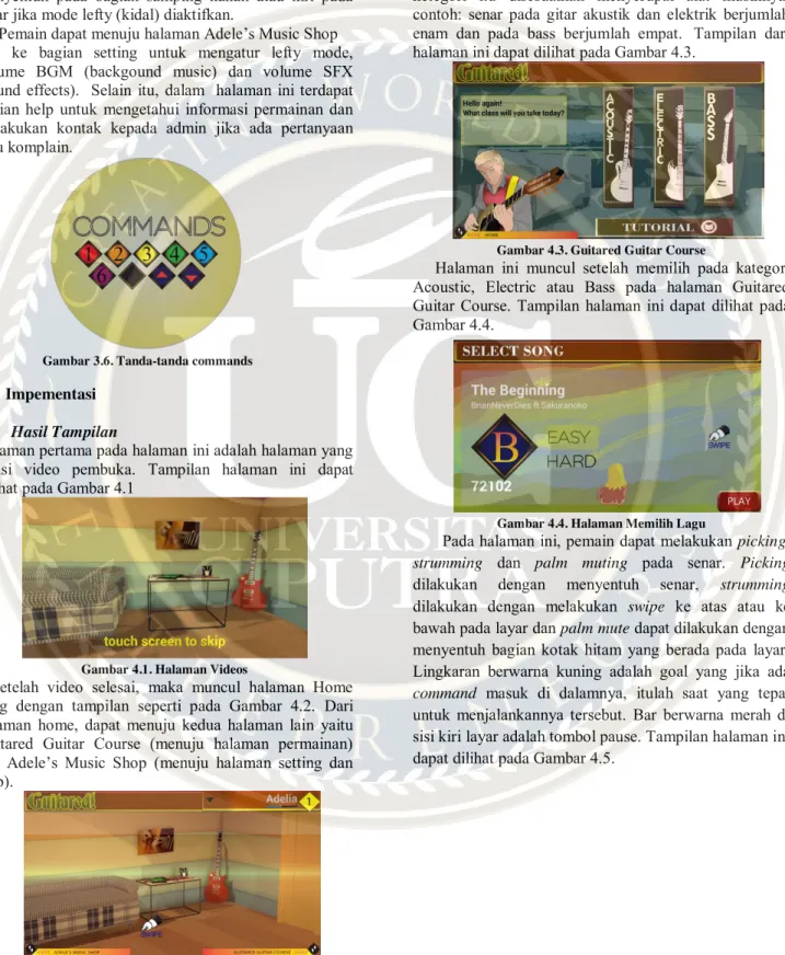 Gambar 3.6. Tanda-tanda commands 