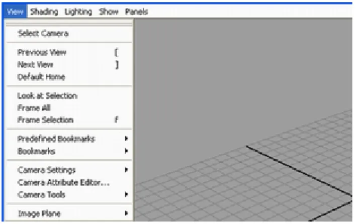 gambar 2.3 Pane Menu 5. Channel Box