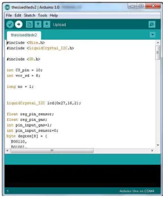 Gambar 2.3 Arduino Development Environment 