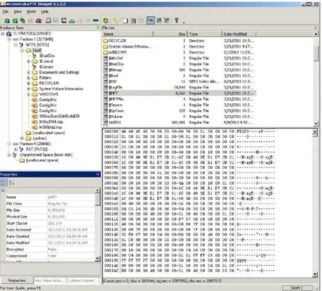 Gambar 6. Interface FTK Imager [2] 